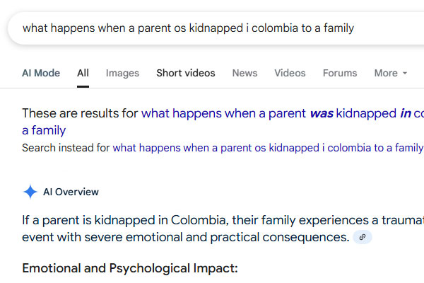 What Happens When a Parent is Kidnapped in Colombia? – Google Search